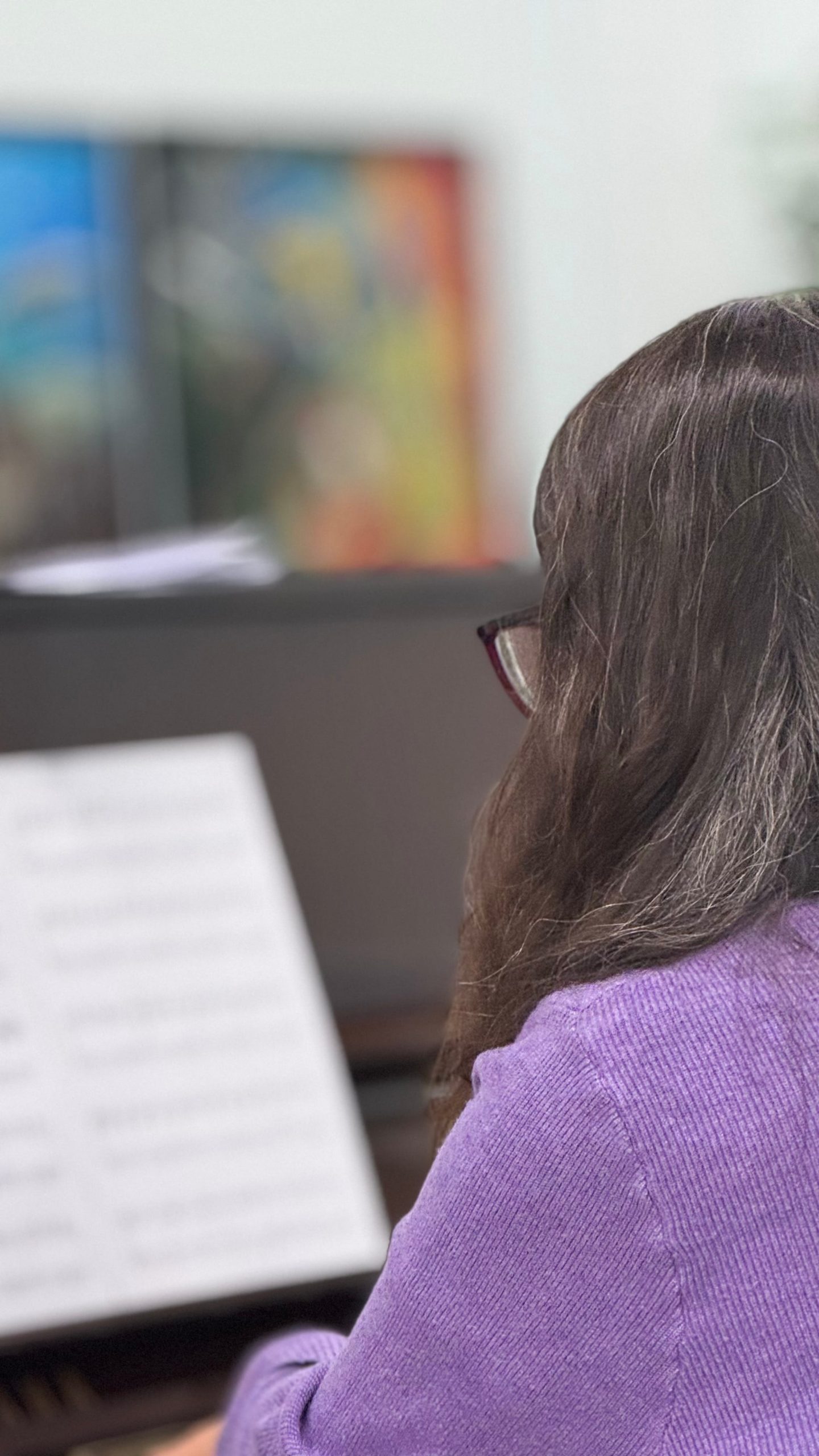 Alumnes avan&ccedil;ats fent classe de m&uacute;sica